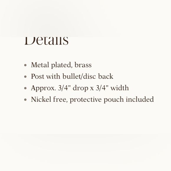 Patricia Nash Shell Earrings, NWT - Picture 4 of 5